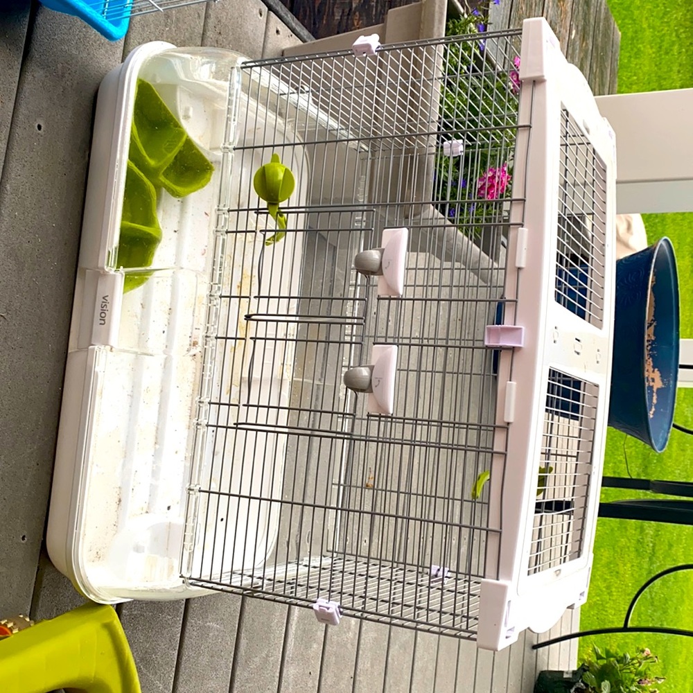 small animal cage.